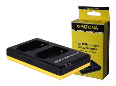 Dual Schnell-Ladegerät f. Sony NP-BX1 NPBX1 inkl. USB-C Kabel