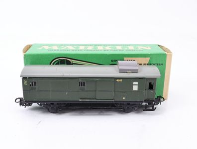 Märklin H0 4041 Personenwagen Gepäckwagen 4003 Pwi / Blech Licht OVP