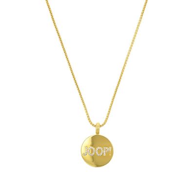 JOOP! Logo Halskette 2038019 Silber Gold plattiert