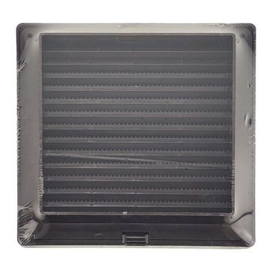 Schräggitter mit Insektenschutznetz quadratisch 14cm x 14cm braun AirRoxy 02-337