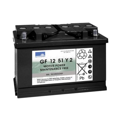 Exide Sonnenschein GF 12 051 Y 2 dryfit Blei Gel Antriebsbatterie 12V 56Ah (5h) VRLA