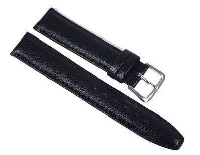 EULIT Oregon XL Uhrenarmband | Rindleder, gepolstert | schwarz 23719S