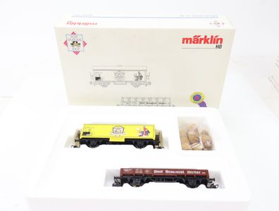 Märklin H0 44562.002 PMS 63-80 Güterwagen-Set 2-tlg. "Post Brauerei Weiler"