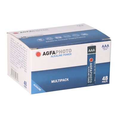 Agfaphoto Batterie Alkaline Micro AAA LR03 1.5V 48 Stück