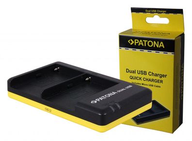 Dual Schnell-Ladegerät f. Sony NP-FM500H FM500H inkl. USB-C Kabel