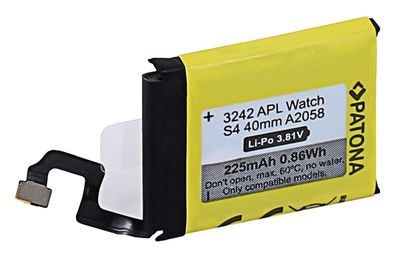 PATONA Akku für Apple Watch Serie 4 40mm A2058