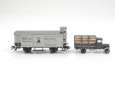 Märklin H0 Wagenset 2-tlg. Museumswagen 1996 "Salach-Papier" / NEM E531