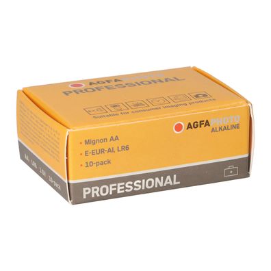 Agfaphoto Batterie Professional Mignon AA 1.5V 10 Stück