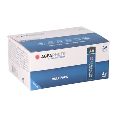 Agfaphoto Batterie Alkaline Mignon AA LR06 1.5V 48 Stück