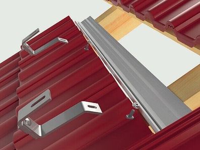 Dachhaken Edelstahl verstellbar Solar PV Befestigung Photovoltaik