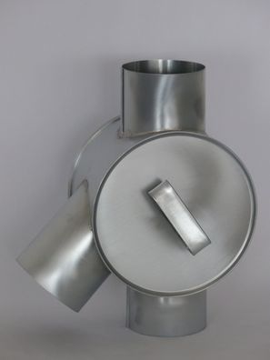 Zink Regenwasserklappe Regenwasserverteiler Wasserverteiler Ø 100mm
