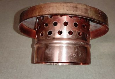Kupfer Dunstrohrhaube Dunstrohr Dunsthaube Ø NW-80 Regenrohr