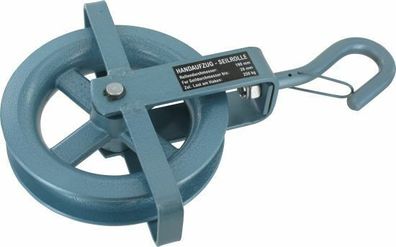 Seilrolle f. Hand-Bauaufzug max.250 kg Handaufzug Eimeraufzug Baurolle BR 190