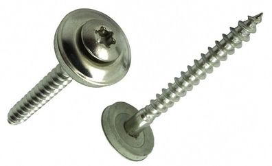 Spenglerschrauben A2 Edelstahl 4,5 mm Spengler Schraube V2A 15 mm Dichtung Torx