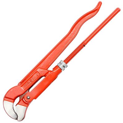 Eckrohrzange Rohrzange Wasserpumpenzange Klempner Zange 45&deg; S-Maul 1" 1,5" 2"