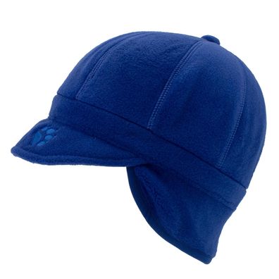 Jack Wolfskin Balloon Cap Kinder Winter Mütze Fleece Blau 1907161-1505