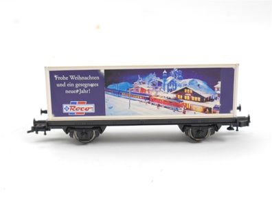 Roco H0 47253 Güterwagen Containerwagen "Frohe Weihnachten" / NEM E488