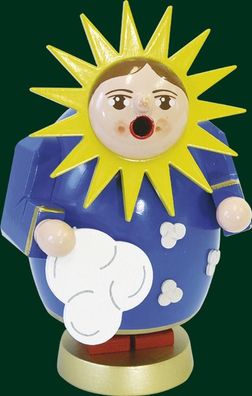 Räucherfigur Sonne Höhe= 16cm NEU Räuchermann Rauchmann Räucherkerze Rauchen Figu