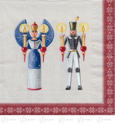 Servietten Engel und Bergmann BxH 330 x 330 mm NEU Papierservietten Geburtstag
