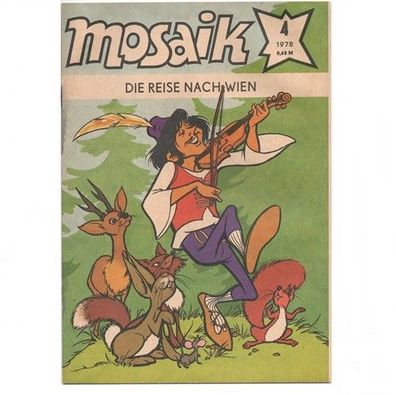 Mosaik Comics Heft Nr 4 von 1978 Digedags Die Reise nach Wien
