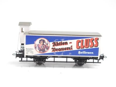 E484 Märklin H0 4780 Güterwagen Bierwagen "Aktienbrauerei Cluss" Württemberg