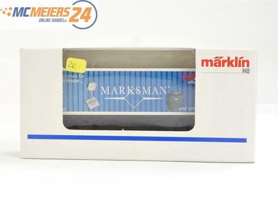 E386 Märklin H0 Güterwagen Sondermodell Containerwagen "Marksman"