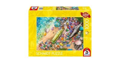 Leuchtendes Strandgut (1000 Teile) - Schmidt Spiele 59769 - (Spielwaren / Puzzle)