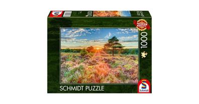 Heide im Sonnenuntergang (1000 Teile) - Schmidt Spiele 59768 - (Spielwaren / Puzzle)