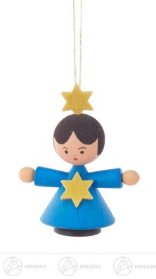 Baumschmuck Behang Sternkind, blau BxHxT 3,5 cmx5 cmx2 cm NEU Erzgebirge