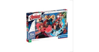 Glitter - Marvel Avengers (104 Teile) - Clementoni 20347 - (Spielwaren / Puzzle)