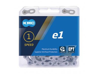 Kette KMC e1 EPT für Nabenschaltung 1/2 x 3/32", schmal, 110 Glieder, silber