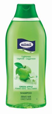 milmil Shampoo Grüner Apfel Mela Verde 0,75Lit. fettiges Haar