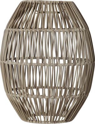 Lampenschirm "Linde", beige, für E27, ca. 24x30 cm