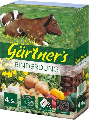 Rinderdung Organischer Dünger Langzeitdünger Bodendünger Naturdünger