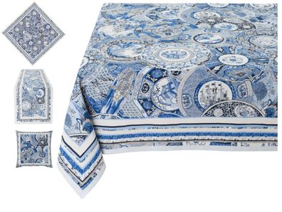 Kissenbezug Tischläufer Tischdecke Maritime Heimtextilien Gobelin Made in France