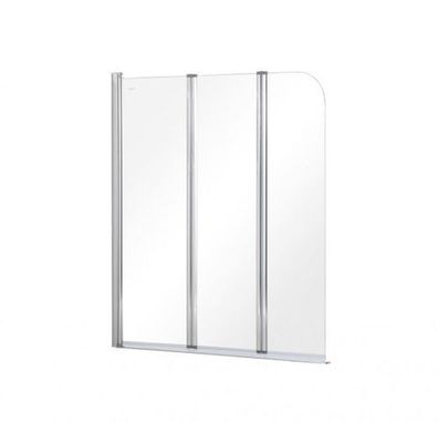 Duschwand Duschabtrennung 3-teilig PRIME 3 120x140 Gehärtetes Glas 5 mm Faltwand