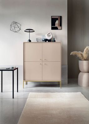 AX LIVING Große Kommode „Domiti MK104“ Modern und Praktisch,104cm Breite, Beige