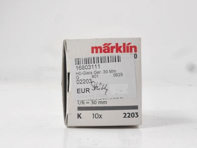 Märklin H0 2203 10x K-Gleis gerade 30mm