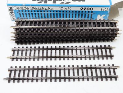 Märklin H0 2200 10x K-Gleis gerade 180mm