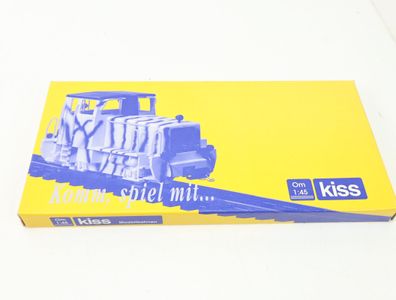 Kiss 0m 5605 2x Gleis gebogen Zahnstangengleis Vollprofil 22,5°