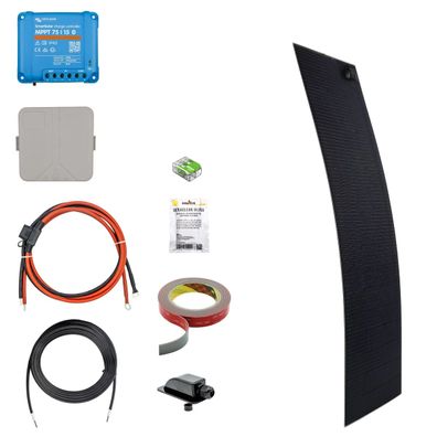 160 W SOLA Flex Daylight Wohnmobil Solaranlage Komplettset