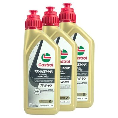 Castrol Transmax Manual Transaxle 75W-90 3x1 Liter