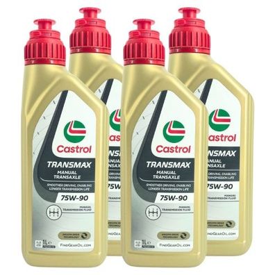 Castrol Transmax Manual Transaxle 75W-90 4x1 Liter