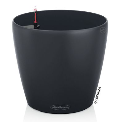 LECHUZA® Pflanzgefäße Classico Color 43 Schiefergrau seidenmatt All-in-One