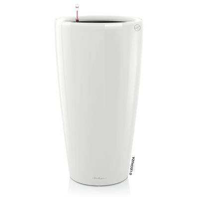 LECHUZA® Pflanzgefäße RONDO Premium 32 Weiß hochglanz All-in-One