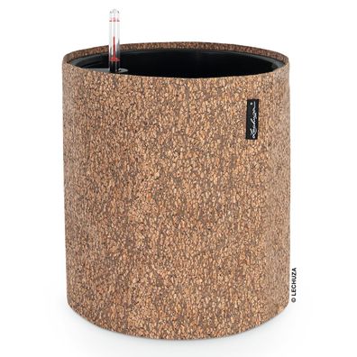 LECHUZA® Pflanzgefäße Trendcover Kork 32 Dark Natural dunkelbraun All-in-One