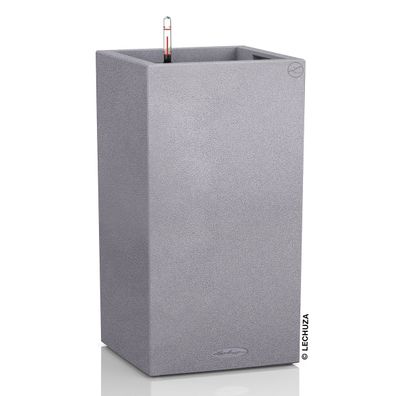 LECHUZA® Pflanzgefäße CANTO Stone High 40 Steingrau All-in-One