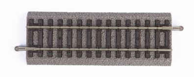 Piko H0 55403 1x A-Gleis gerade mit Bettung mit Bettung G 115 mm