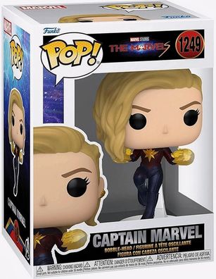 Funko Pop! The Marvels - Captain Marvel Bobble-Head - 1249