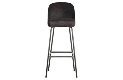 BePureHome - Barhocker Vogue aus Kunstleder, Schwarz
